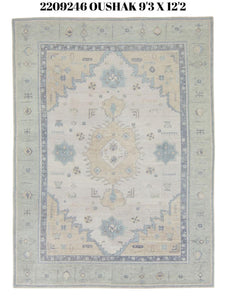 9x12 Modern Oushak Area Rug