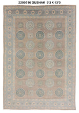 9x13 Modern Oushak Area Rug