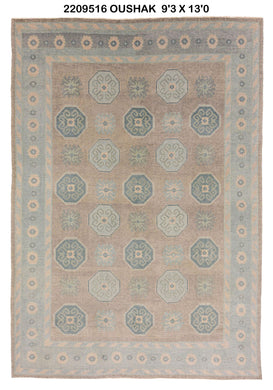 9x13 Modern Oushak Area Rug