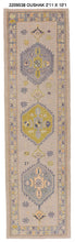 3x10 Modern Oushak Area Runner Rug