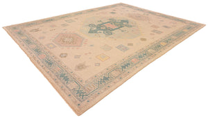 9x13 Modern Oushak Area Rug