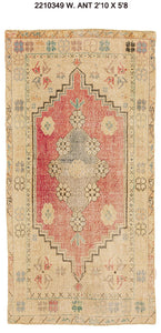3x6 Old & Vintage Turkish Area Rug
