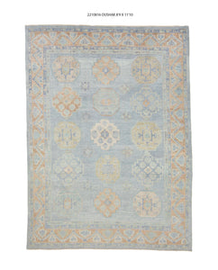 9x12 Modern Oushak Area Rug