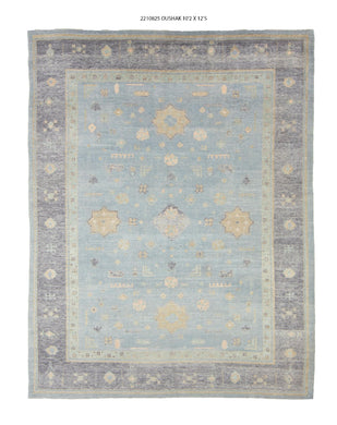10x13 Modern Oushak Area Rug