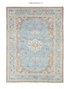 9x12 Modern Oushak Area Rug