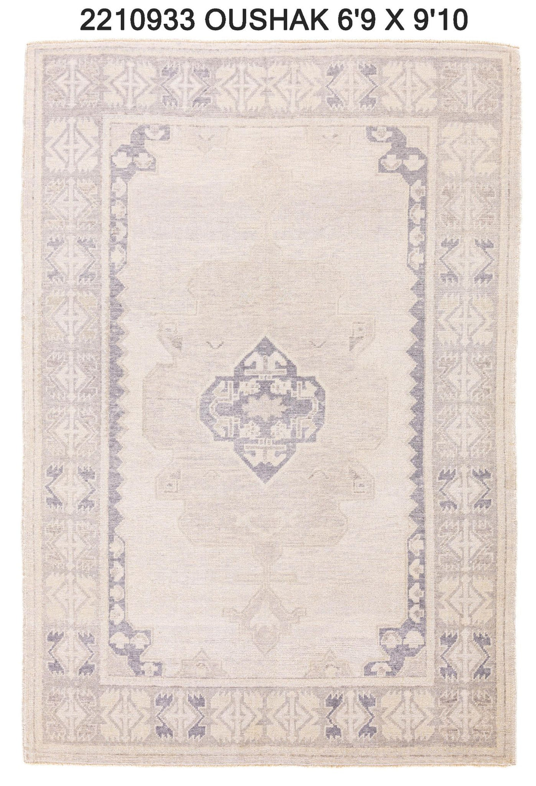 4x10 Modern Oushak Area Ruunner Rug
