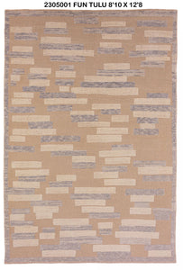 9x13 Modern Tulu Area Rug