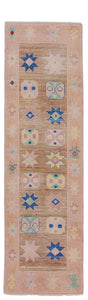 3x11 Modern Oushak Area Runner Rug