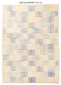 8x12 Modern Oushak Area Rug