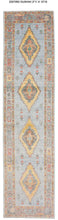 3x13 Modern Oushak Area Runner Rug