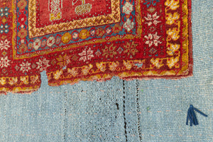 4x6 Old & Vintage Turkish Area Rug
