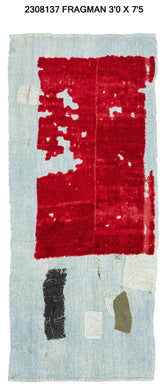 3x7 Old & Vintage Turkish Area Runner Rug