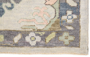 3x13 Modern Oushak Area Runner Rug