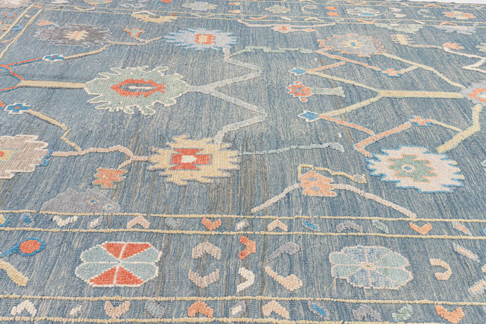10x14 Modern Fun Kilim Area Rug