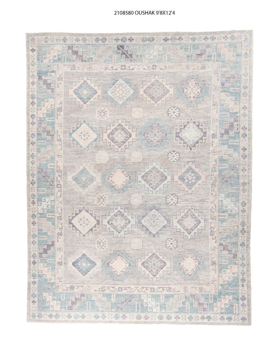 10x12 Modern Oushak Area Rug