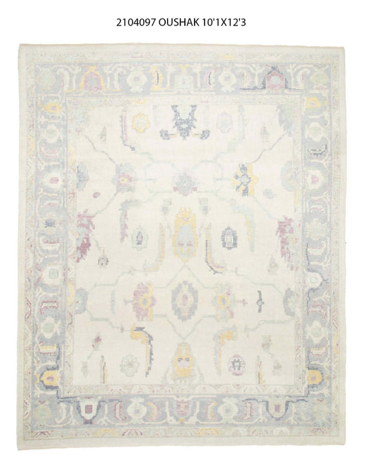 10x12 Modern Oushak Area Rug