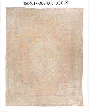 10x12 Old& Vintage Turkish Area Rug