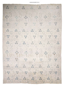 10x13 Modern Oushak Area Rug