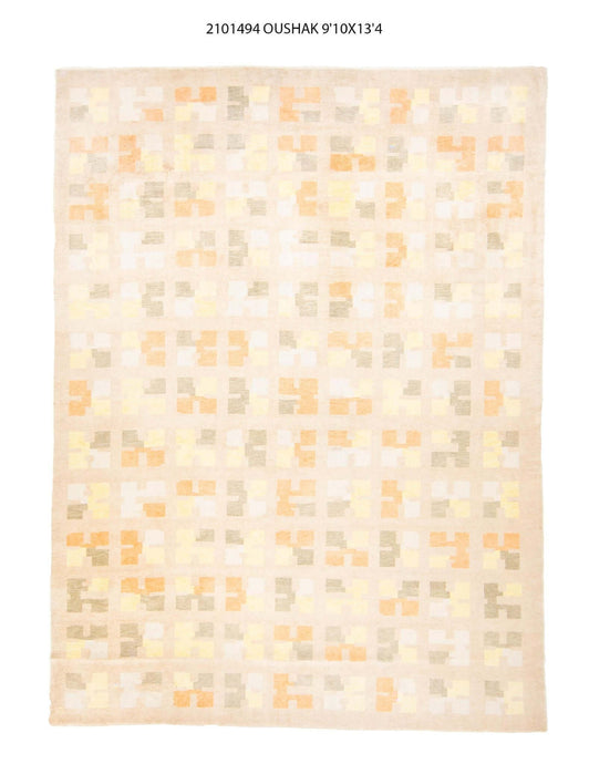 10x13 Modern Oushak Area Rug