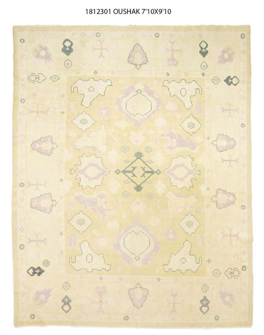 10x13 Modern Oushak Area Runner Rug