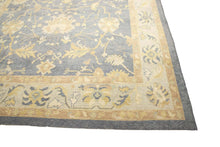 10x14 Blue Modern Oushak Area Rug