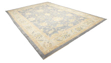 10x14 Blue Modern Oushak Area Rug