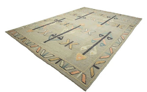 10x14 Colorful Modern Turkish Area Rug