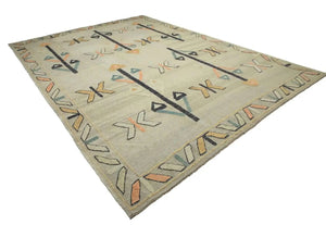 10x14 Colorful Modern Turkish Area Rug