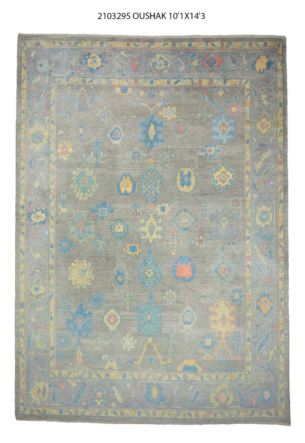 10x14 Modern Oushak Area Rug