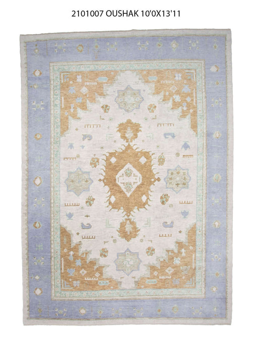 10x14 Modern Oushak Area Rug