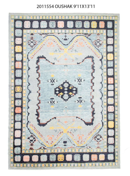 10x14 Modern Oushak Area Rug