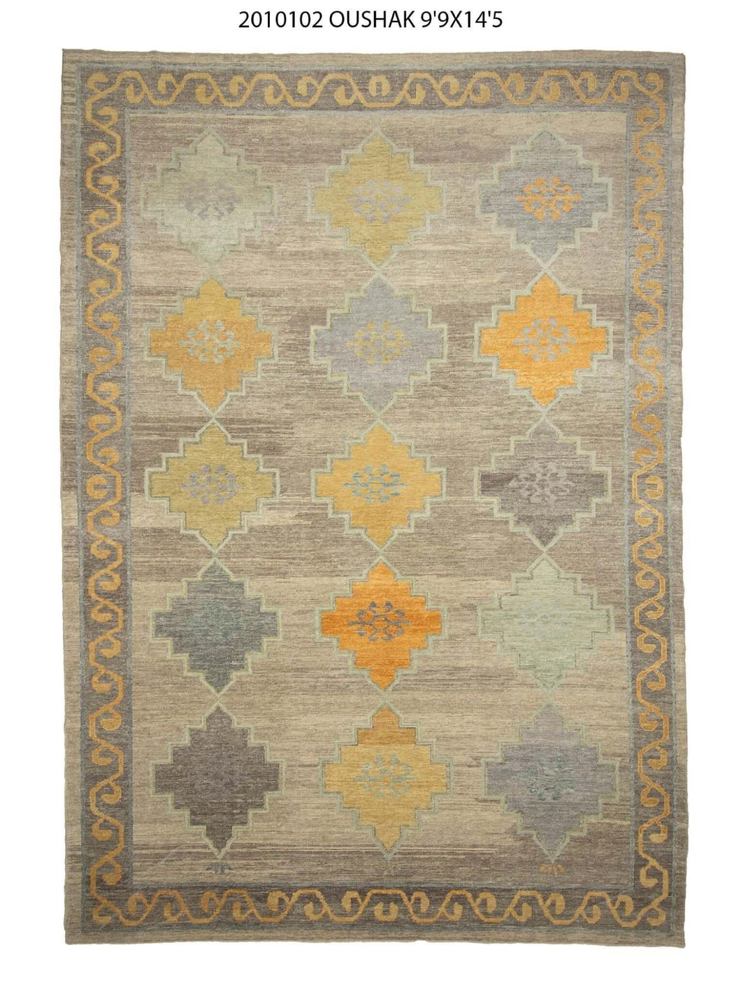 10x14 Modern Oushak Area Rug