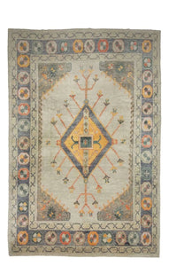 10x14 Modern Turkish Oushak Area Rug