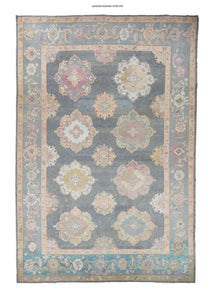 10x15 Moden Oushak Area Rug