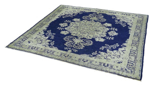 11x11 Beige Vintage Turkish Area Rug