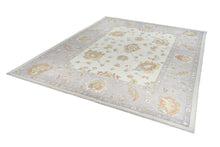 11x14 Beige Oushak Area Rug