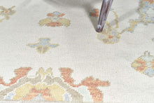 11x14 Beige Oushak Area Rug