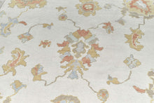 11x14 Beige Oushak Area Rug