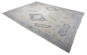 11x14 Modern Oushak Area Rug