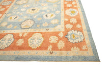 11x15 Colorful Modern Oushak Area Rug