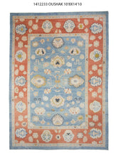 11x15 Colorful Modern Oushak Area Rug