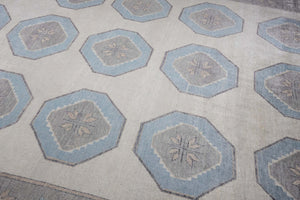 11x17 Modern Oushak Area Rug