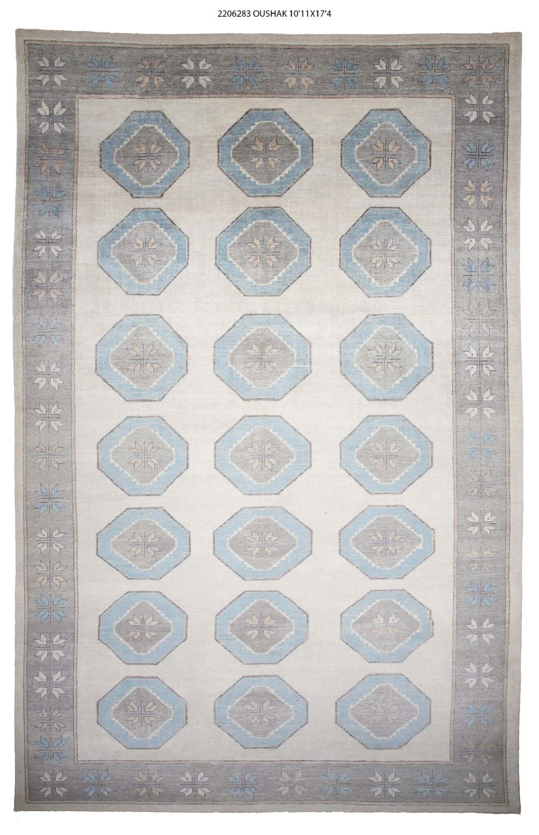 11x17 Modern Oushak Area Rug