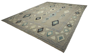 12x15 Colorful Modern Turkish Area Rug