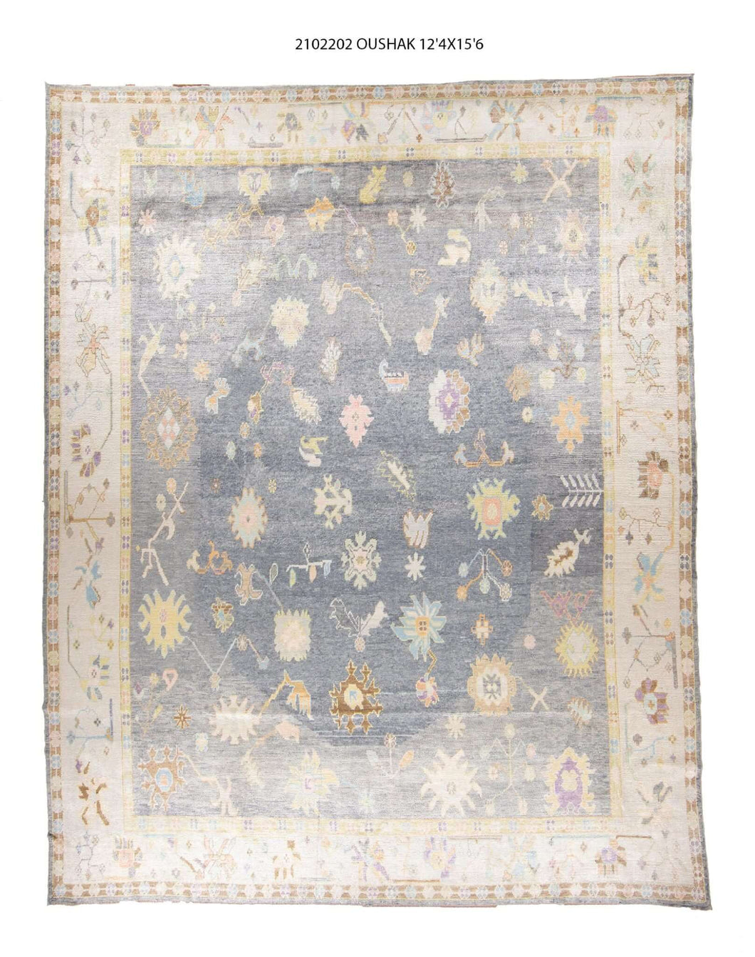 12x16 Modern Oushak Area Rug