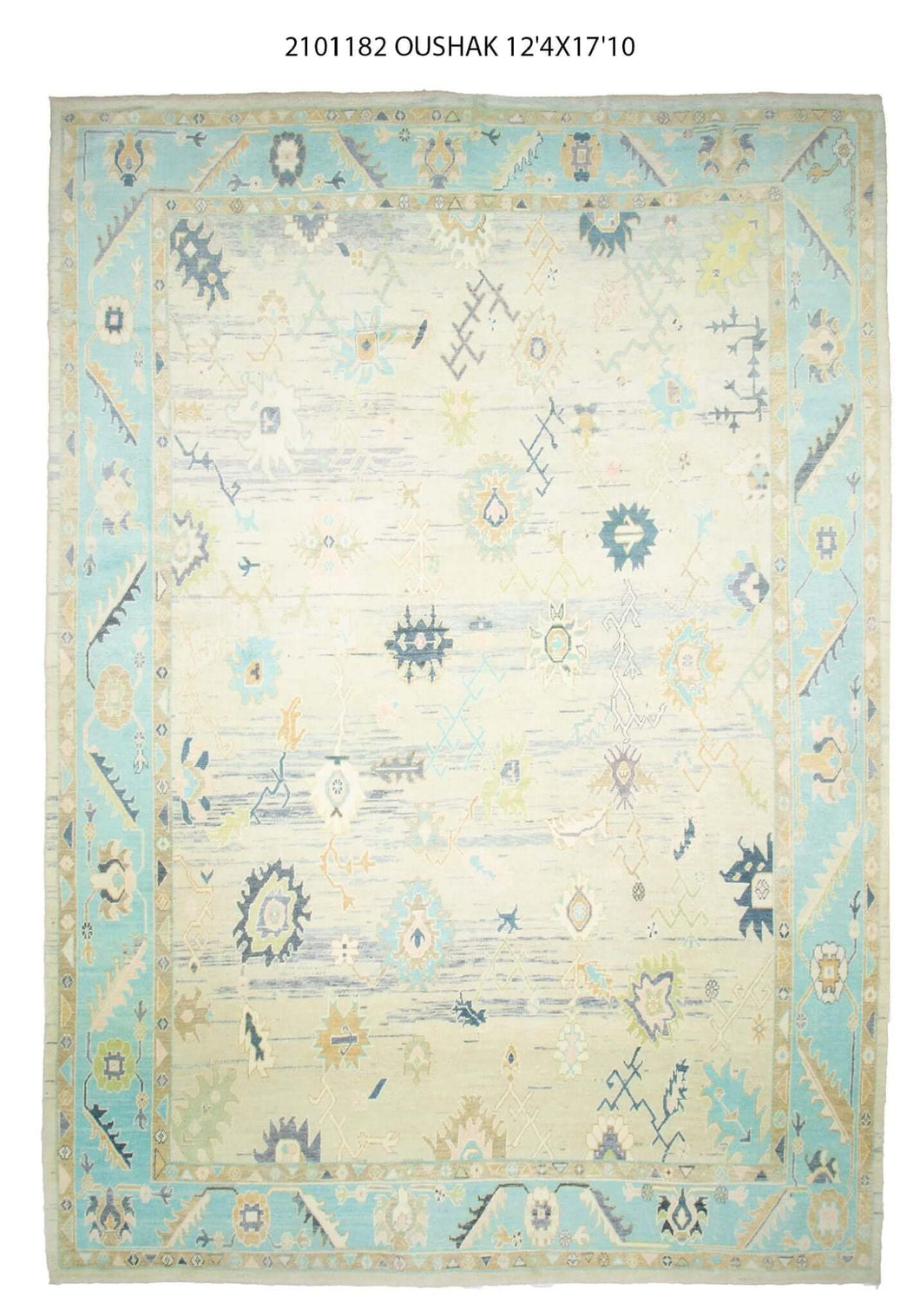 12x18 Modern Oushak Area Rug