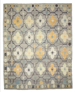 13x15 Colorful Modern Turkish Area Rug