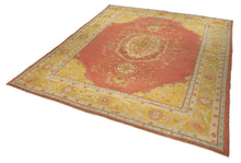 13x15 Colorful Old & Vintage Oushak Area Rug