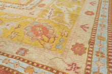 13x15 Colorful Old & Vintage Oushak Area Rug
