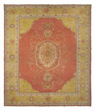 13x15 Colorful Old & Vintage Oushak Area Rug